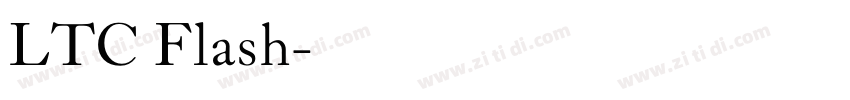 LTC Flash字体转换